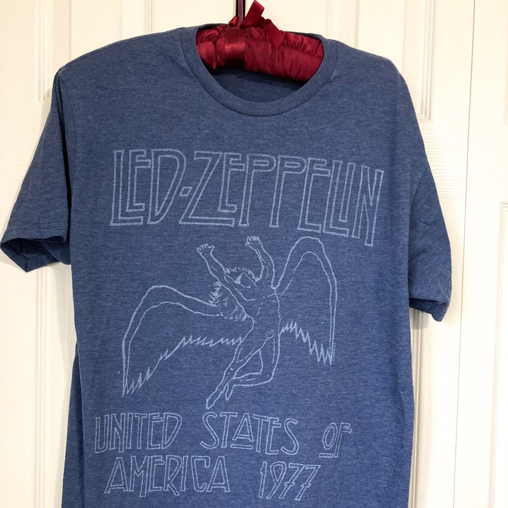 CLEARANCE! VintageTee Shirt Led Zeppelin No Tag Small USA 1977 USA